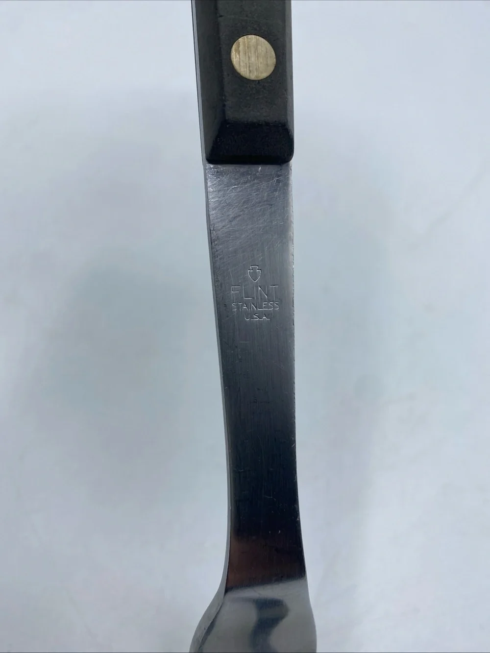 Vintage Flint Arrowhead Stainless Kitchen Utensil Meat Fork 12” 2 Prongs USA